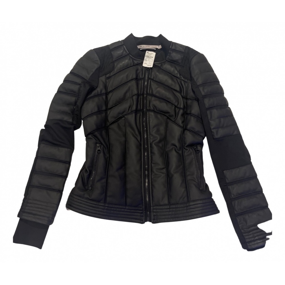 Blanc Noir Mesh Moto Jacket NWT